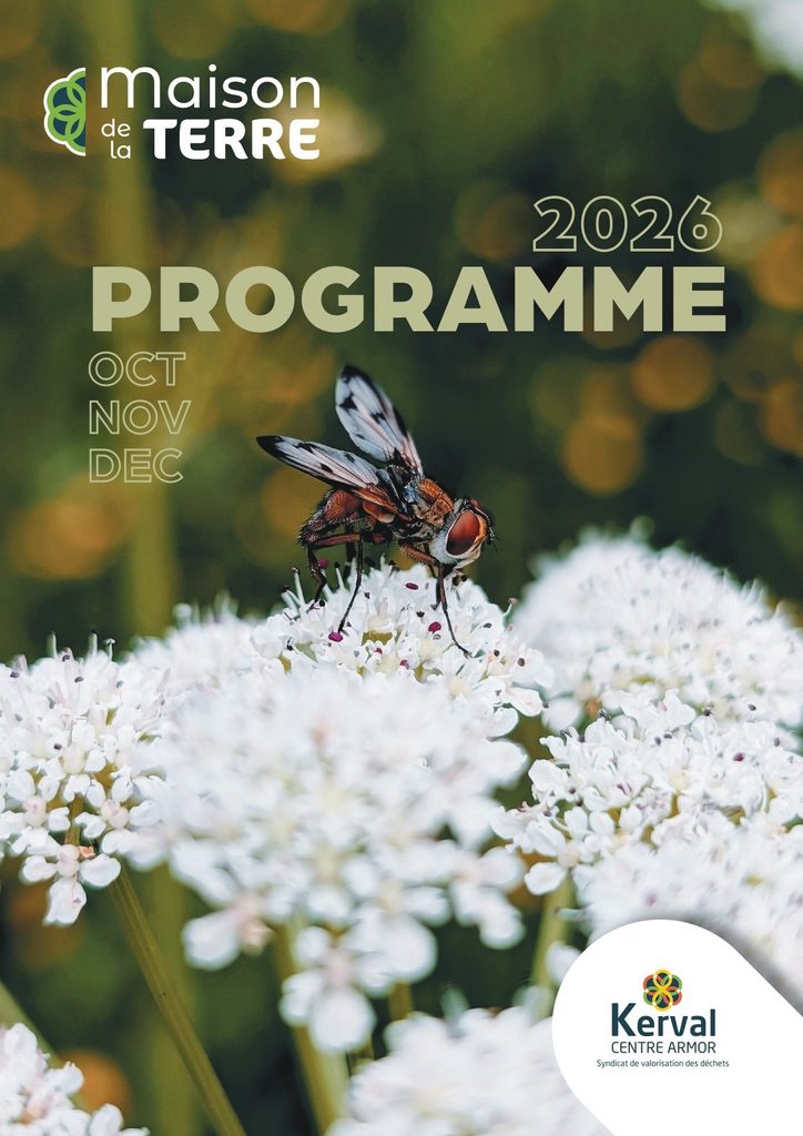 Couverture de l'Agenda de la maison de la terre pour le 4ème trimestre 2026